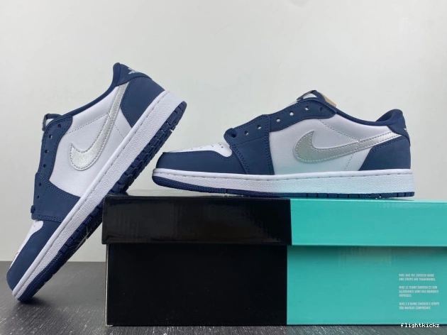 Navy Midnight SB Jordan 1 CJ7891-400 Low 1007